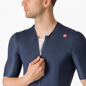 Tricou cu maneca scurta Castelli Espresso, Indigo, XL - Img 5