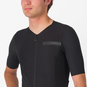 Tricou cu maneca scurta Castelli Premio EVO, pentru barbati, negru deschis/negru, L - Img 6