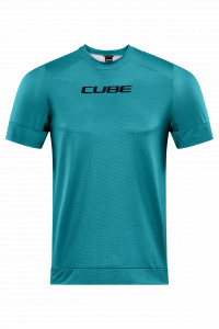 TRICOU CUBE ATX ROUND NECK S/S LIGHT BLUE M