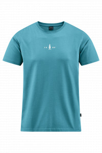 TRICOU CUBE ORGANIC T-SHIRT FICHTELMOUNTAINS GTY FIT GREYÂ´NÂ´CORAL S