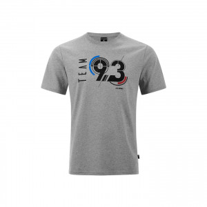 TRICOU CUBE ORGANIC T-SHIRT TEAM 93 LIGHT GREY MELANGE M