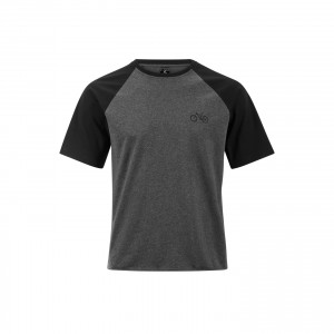 TRICOU CUBE T-SHIRT HIT THE TRAIL ANTHRACITE MELANGE L - Img 2
