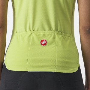 Tricou fara maneci Castelli Velocissima SL, de dama, Lime/Verde, XS - Img 3