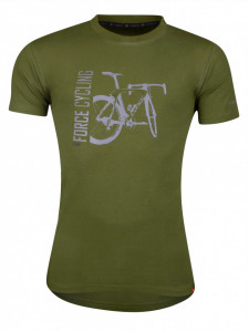 Tricou FORCE FLOW maneci scurte verde M - Img 2