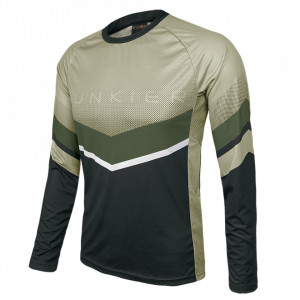 Tricou FUNKIER Turone Enduro LS - Olive Green 2XL