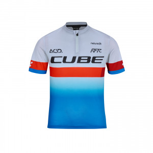 TRICOU JUNIOR CUBE TEAMLINE BLUE RED GREY XL (146/152) - Img 2