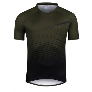 Tricou maneca scurta Force MTB Angle army M