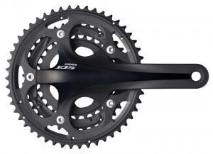 ANGRENAJ PEDALIER SHIMANO 105 FC-5703-L 50X39X30T BRAT 172.5MM PT. 10 VIT. PE SPATE HOLLOWTECH 2 FARA BUTUC PEDALIER NEGRU AMBALAT IND.