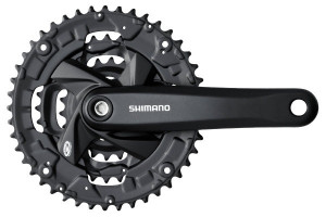 ANGRENAJ PEDALIER SHIMANO ACERA FC-M371-L 48X36X26T BRAT 175MM PT. 9 VIT. PE SPATE FARA CG COMPATIBIL CHAINCASE INCL. SURUBURI SHIMANO LOGO NEGRU AMBALAT IND.