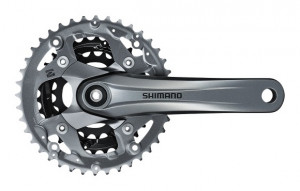 ANGRENAJ PEDALIER SHIMANO ALIVIO FC-M4000 40X30X22T BRAT 175MM PT. 9 VIT. PE SPATE OCTALINK FARA CG INCOMPATIBIL CHAINCASE SHIMANO LOGO AMBALAT IND.