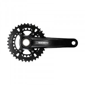ANGRENAJ PEDALIER SHIMANO FC-M610-B2 BRAT 170MM 36X26T PT. 12 VIT. PE SPATE FARA BB FARA CG PT. CHAIN LINE 51.8MM NEGRU AMBALAT IND.