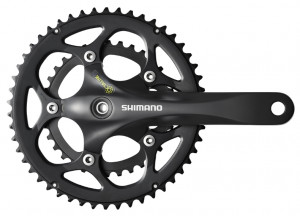 ANGRENAJ PEDALIER SHIMANO FC-R345-L 50X34T BRAT 170MM PT. 9 VIT. PE SPATE OCTALINK FARA CG NEGRU AMBALAT IND.