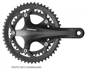 ANGRENAJ PEDALIER SHIMANO FC-R350 52X39T BRAT 170MM PT. 9 VIT. PE SPATE 2-PCS FC FARA CG FARA BUTUC PEDALIER AMBALAT IND.