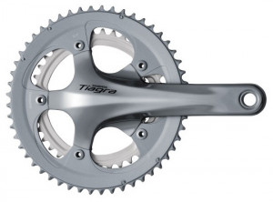 ANGRENAJ PEDALIER SHIMANO TIAGRA FC-4600 52X39T BRAT 175MM PT. 10 VIT. PE SPATE 2-PCS FC FARA BUTUC PEDALIER AMBALAT IND.