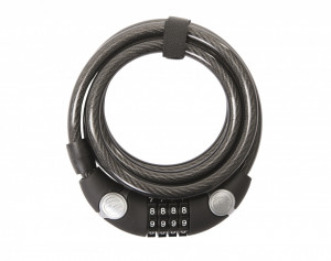 Antifurt Cablu CONTEC EcoLoc Cifru 12mm - Black