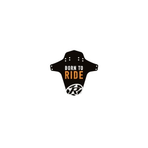 Aparatoare Reverse Born to Ride negru/alb/orange