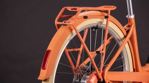 BICICLETA ELECTRICA CUBE ARUBA HYBRID 600 EASY ENTRY PAPAYA CREME 2026 50 cm - Img 3