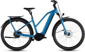 BICICLETA ELECTRICA CUBE KATHMANDU HYBRID COMFORT PRO 800 TRAPEZE AZURE BLACK 2026 58cm