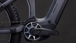 BICICLETA ELECTRICA CUBE STEREO HYBRID ONE44 HPC SLX 800 SLABGREY ORANGE 2026 cadru M (18") - roti 29 - Img 3