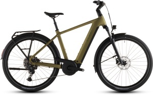 BICICLETA ELECTRICA CUBE TOURING HYBRID PRO 800 GOLDENLIME BLACK 2026 58 cm