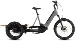 BICICLETA ELECTRICA CUBE TRIKE FLATBED HYBRID 750 SWAMPGREY REFLEX 2026 One Size