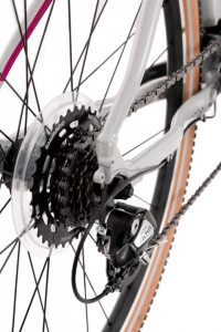 Bicicleta Rock Machine Crossride 100 Lady 29 Gloss Grey/Grey/Crimson 19.0 - (L) - Img 3