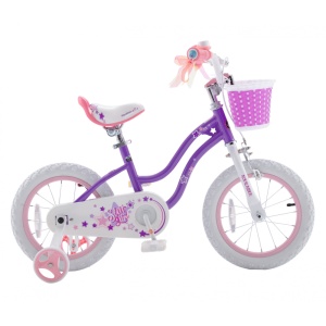 Bicicleta Royal Baby Star Girl Coaster Brake 18 Purple - Img 2