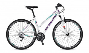 Bicicleta Sprint Sintero Lady 28 Alb Mat 440mm - Img 2
