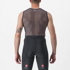 Bluza corp fara maneci Castelli Miracolo Wool SL, Gri, M - Img 2