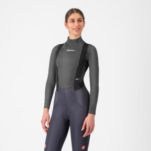 Bluza de corp Castelli Flanders 2 Warm W Gri M