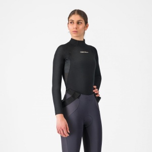 Bluza de corp Castelli Flanders 2 Warm W Neagra M - Img 3