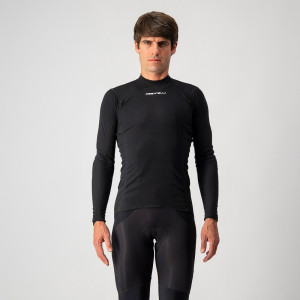 Bluza de corp cu maneca lunga Castelli Flanders Warm LS, Negru, S