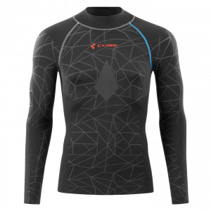 BLUZA DE CORP CUBE RACE BE WARM L/S BLACK S