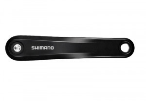 BRAT PEDALIER SET SHIMANO STEPS FC-E6010 175MM FARA FOAIE INCL. SURUBURI DE FIXARE COMPATIBIL CHAINCASE NEGRU VRAC