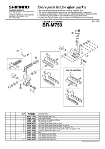 BURDUF SHIMANO BR-M750 #8BP 1410 - Img 2