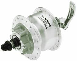 BUTUC CU DINAM SHIMANO DH-3D30 6V3.0W PT. EU 32H OLD 100MM PT. FRANA PE DISC (6 SURUBURI) CU SM-DH10 AMBALAT IND.