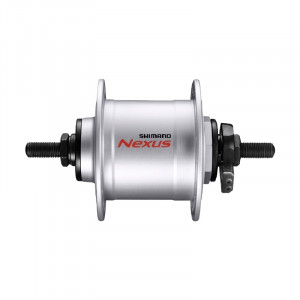 BUTUC CU DINAM SHIMANO NEXUS DH-C3000-1N 6V/1.5W 36H 100X140MM NT TYPE E2 TERMINAL PT. 18-28 INCH ARGINTIU AMBALAT IND.