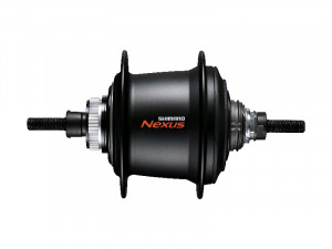 BUTUC CU VITEZE INTERNE SHIMANO NEXUS SG-C3001-7D 7 VIT. 32H 135X187MM PT. ROTOR CENTER LOCK FARA PROTECTIE PT. MONTURA DISCULUI NEGRU VRAC