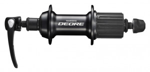 BUTUC SPATE SHIMANO DEORE FH-T610-L 9/10 VIT. 36H QR 168MM OLD 135MM AX 146MM NEGRU AMBALAT IND.