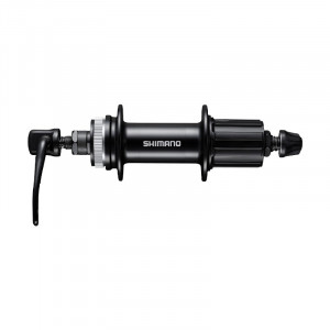 BUTUC SPATE SHIMANO FH-MT200-B CENTER LOCK DISC (FARA LOCK RING) 8/9/10/11-VIT. 36H OLD:141MM QR:172MM(NEGRU) FARA PROTECTIE PT. MONTURA DISCULUI NEGRU AMBALAT IND.