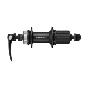 BUTUC SPATE SHIMANO FH-UR600 32H 10/11 VIT. OLD 135MM QR 168MM NEGRU PT. ROTOR CENTER LOCK AMBALAT IND.