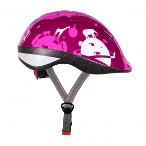 Casca copii Force Fun Planets Pink/White M (52-56 cm) - Img 5