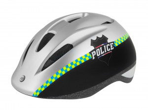 Casca copii Force Fun Police Negru/Alb S (48-54 cm) - Img 2