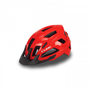 CASCA CUBE HELMET STEEP GLOSSY RED S
