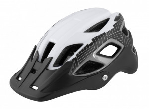 Casca Force Aves MTB E-bike, Alb/Negru Mat L-XL (58-61 cm) - Img 2