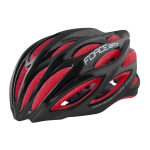 Casca Force Bat Negru/Rosu L-XL (57-61 cm)