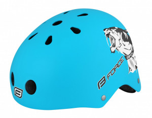 Casca Force BMX Albastru Mat S-M (54-58 cm) - Img 6