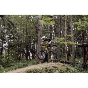 Casca Force Downhill Junior Alb lucios S-M (54-58 cm) - Img 12