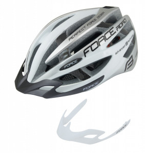 Casca FORCE ROAD Alb/gri S-M (54-58 cm) - Img 2