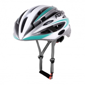 Casca Force Road alb/turcoaz L-XL (58-63 cm)
